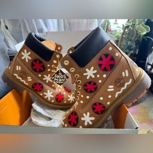 NEW! Graffiti Artist “Snoeman” Customized Timberlands, Sz 9 Men’s